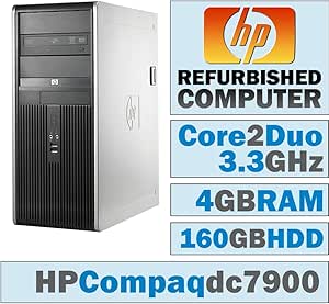 HP Compaq dc7900 CMT: Core 2 Duo, 4GB RAM, 160GB HDD, Win 7 Pro