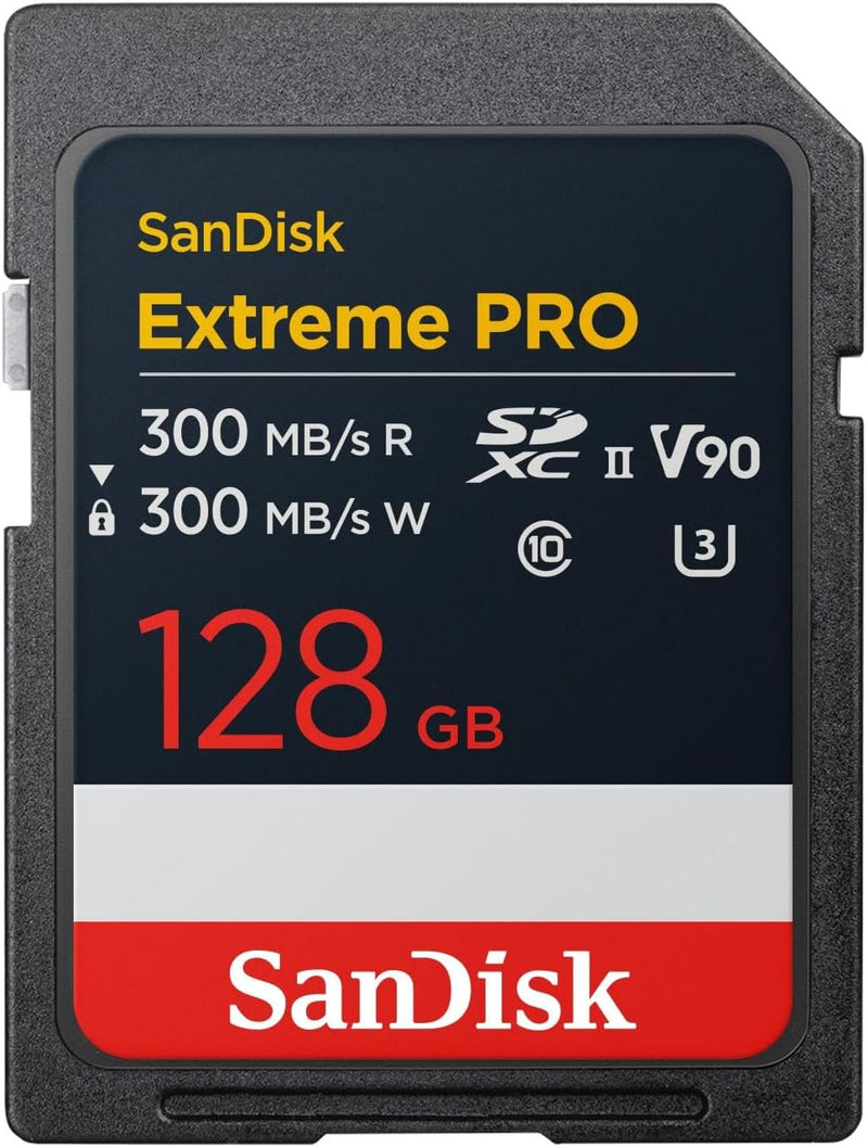 SanDisk SDSDXDM-128G-GN4IN 128GB Extreme PRO UHS-II SDXC Card — main product image