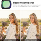 Neewer 10105016 Magnetic Black Diffusion Osmo Pocket 3 Filter
