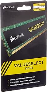 Corsair CMV4GX3M1A1333C9 4GB DDR3 1333 MHz Desktop Memory — main product image