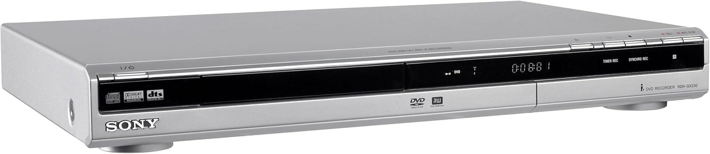 Sony RDR-GX330 Single Tray DVD Recorder Silver