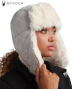 Spyder L QUILTD TRAPPER HAT Women's Faux Fur Ushanka