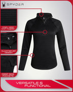 Spyder Quarter Zip Women's Active UPF 30+ Sweatshirt
