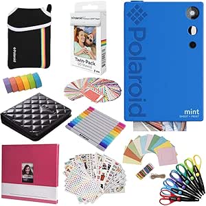Polaroid AMZPOLSP02K5BL Mint Instant Camera Bundle