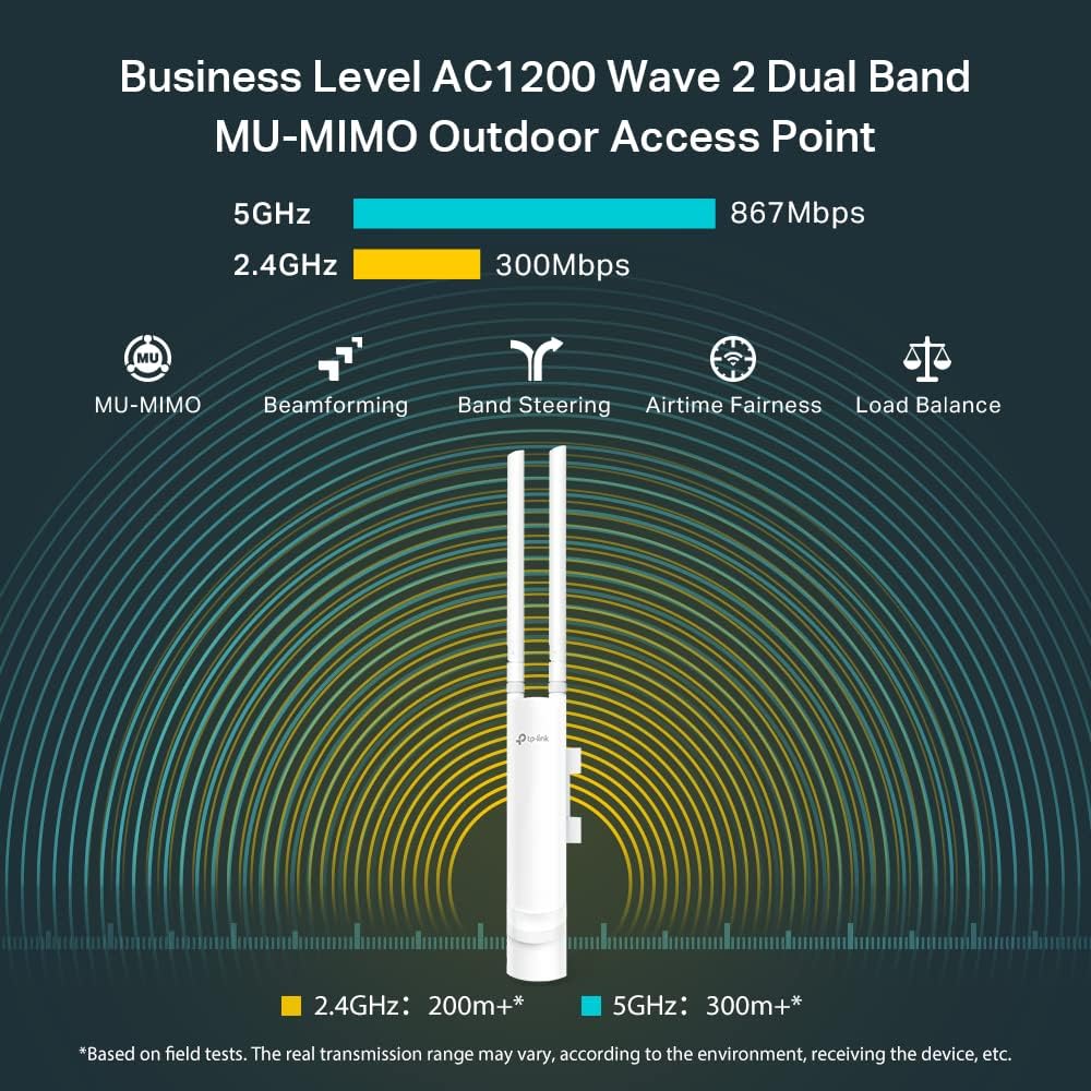 TP-Link EAP225-Outdoor AC1200 Wireless Access Point