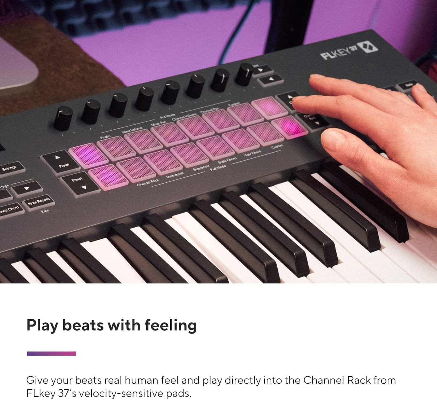 Novation AMS-FLKEY-37 FLkey 37 MIDI Keyboard FL Studio