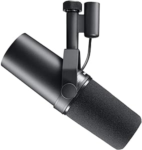 Shure SM7B Dynamic Microphone: Vocal, Broadcast, Podcast Mic