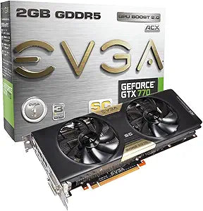 EVGA 02G-P4-2774-KR GTX 770 SuperClocked ACX 2GB Graphics Card
