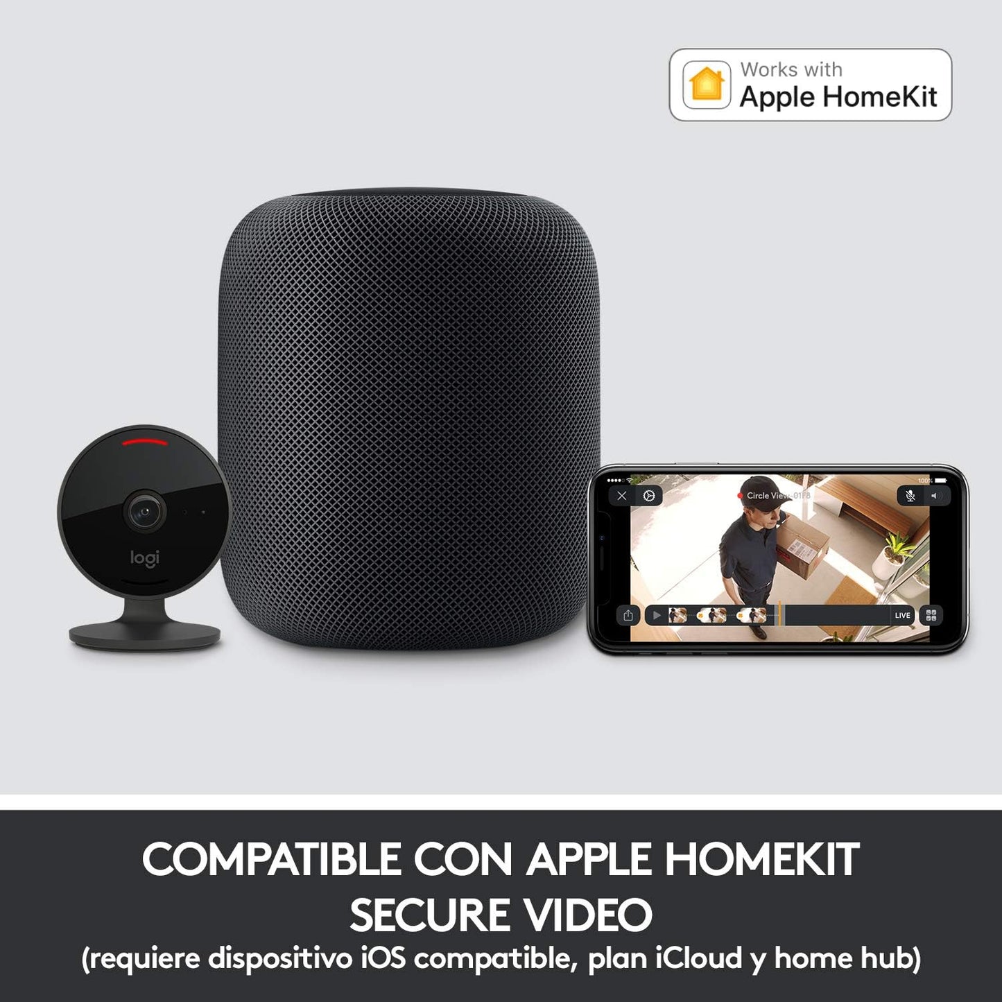 Logitech 961-000489-cr Circle View Security Camera Renewed