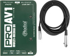 Radial Engineering R8001112 ProAV1 DI Box XLR Cable Bundle