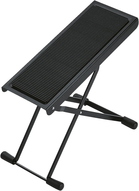 K&M 14670.000.55 Guitar Footstool - Black Adjustable Rest