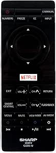 Sharp GJ221-U-cr Remote Control - (Renewed) — main product image