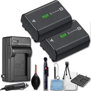 Sony NP-FZ100 Battery 2-Pack and Charger