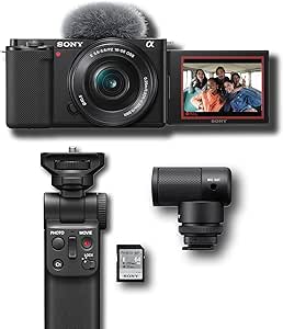 Sony Alpha ZV-E10 Vlogging Camera Kit Content Creator