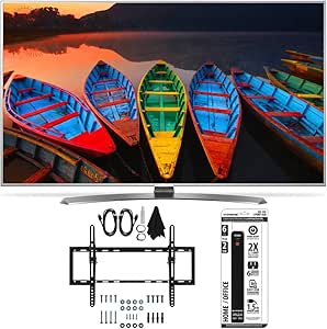 LG 55UH7700 55-Inch 4K Super UHD Smart TV Bundle