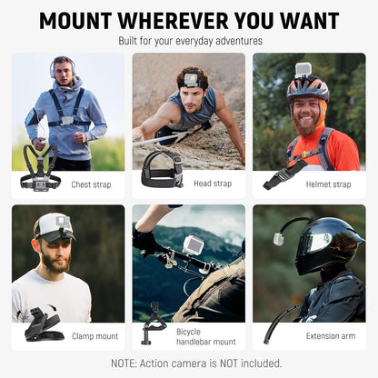 Neewer GP-65 65-in-1 Action Camera Accessory Kit