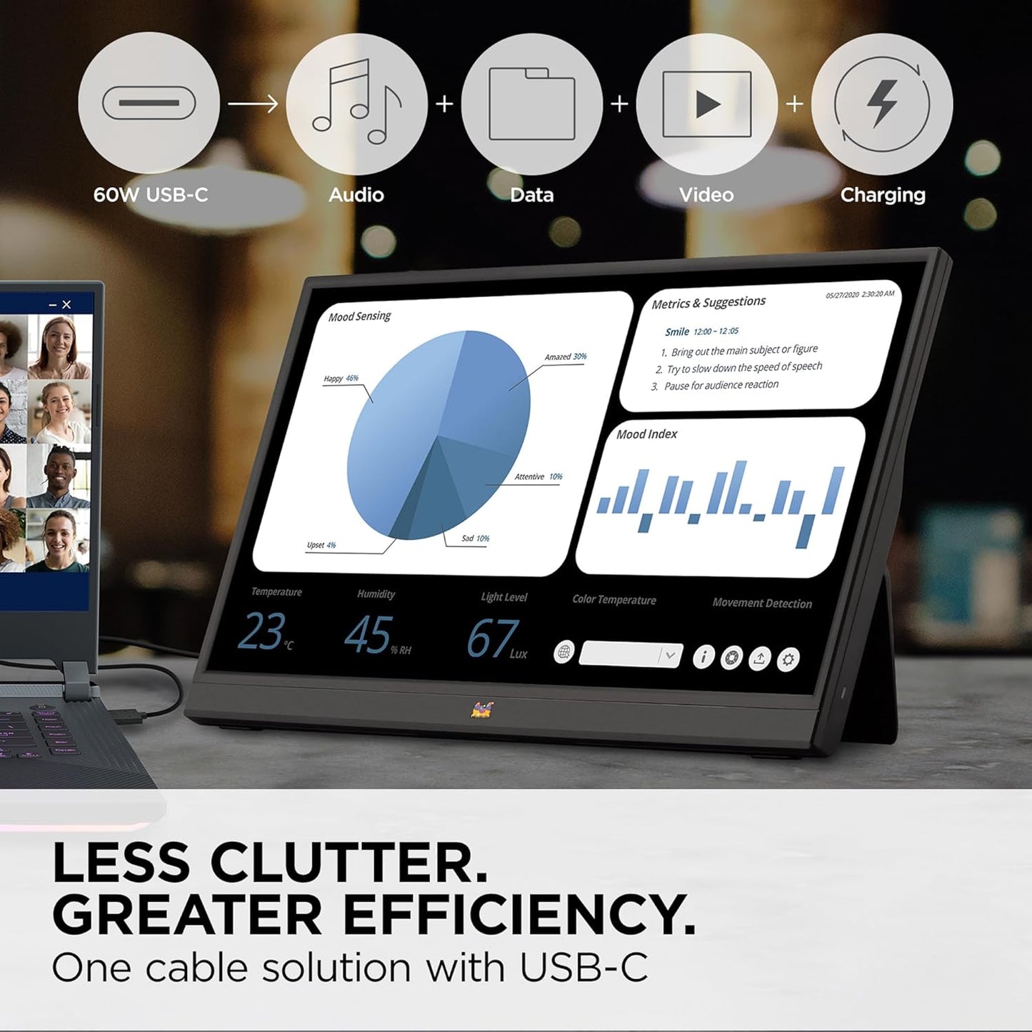 ViewSonic VA1655 15.6-Inch 1080p Portable IPS Monitor