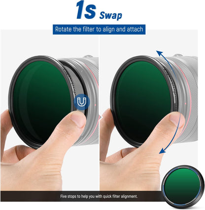 Neewer 10101606 52mm Magnetic Variable ND Filter Kit