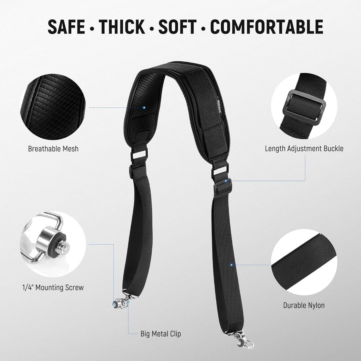 Neewer GA014 Ronin Stabilizer Neck Shoulder Strap