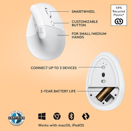 Logitech 910-006469 Lift Vertical Ergonomic Mouse