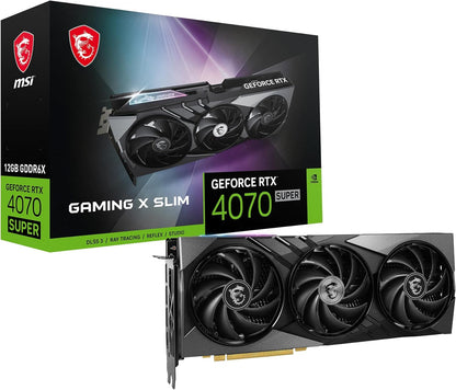 MSI RTX 4070 SUPER 12G GAMING X SLIM Graphics Card