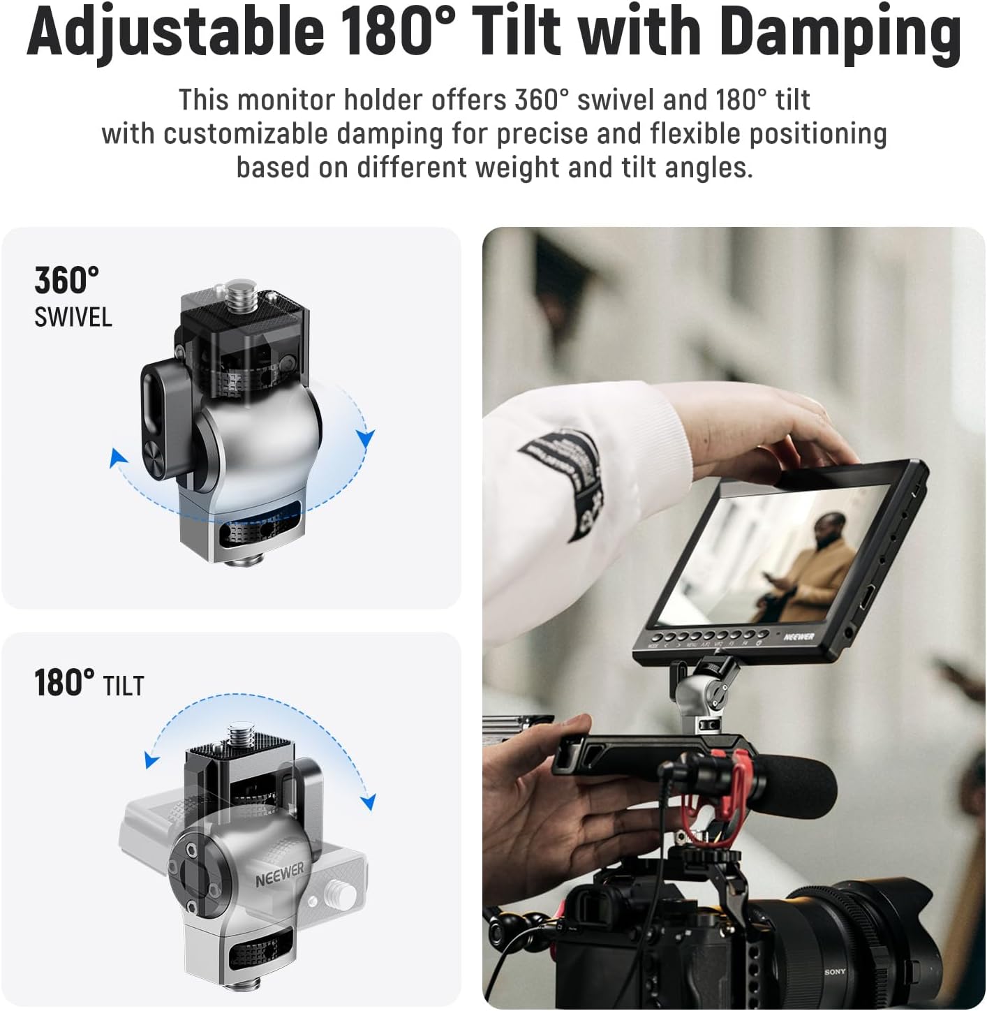 Neewer MA014 Color Blocking Camera Monitor Mount