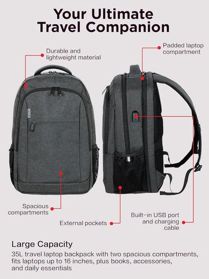 Lenovo GX41R36911 B325 17-Inch Laptop Backpack - Grey
