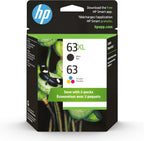 HP L0R48AN 63 Black & Tri-Color Ink Cartridge Combo