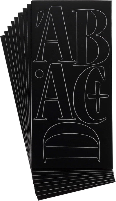 Westcott 15856 LetterCraft Permanent Vinyl Letters Nueva