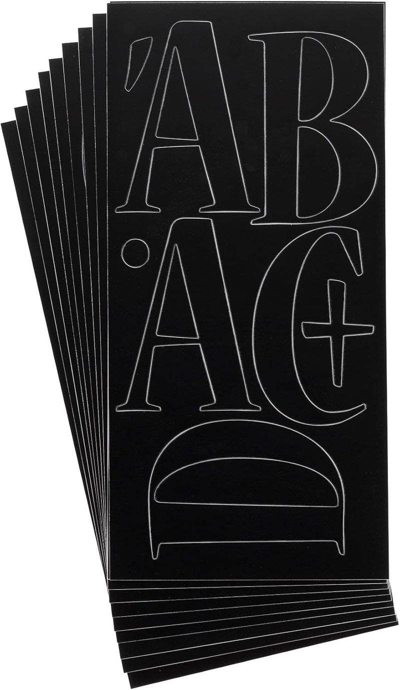 Westcott 15856 LetterCraft Permanent Vinyl Letters Nueva — main product image