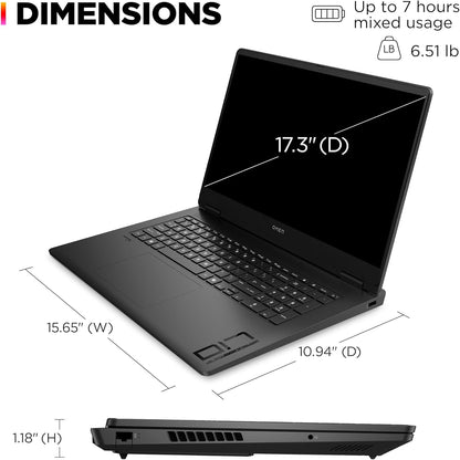 HP 17-db0010nr OMEN 17.3 Ryzen RTX 4050 Gaming Laptop