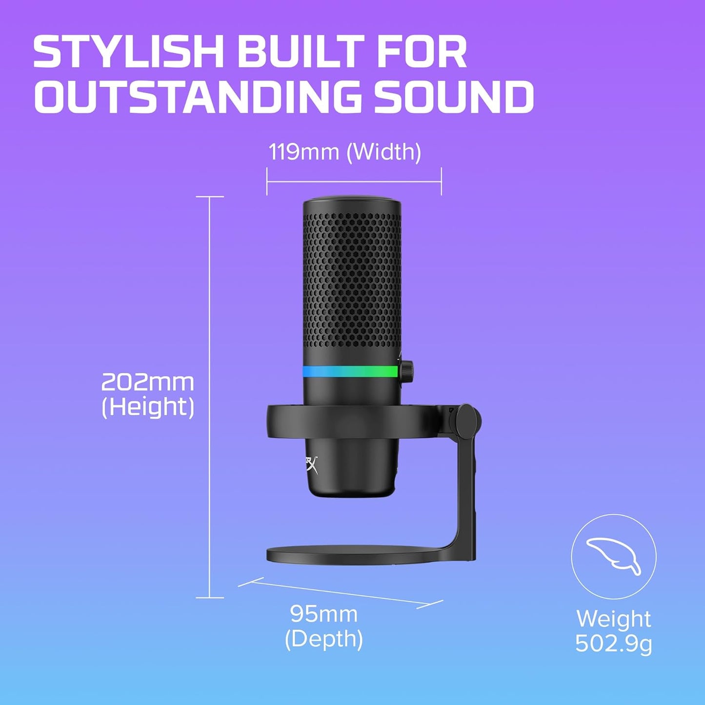 HyperX DuoCast RGB USB Condenser Microphone