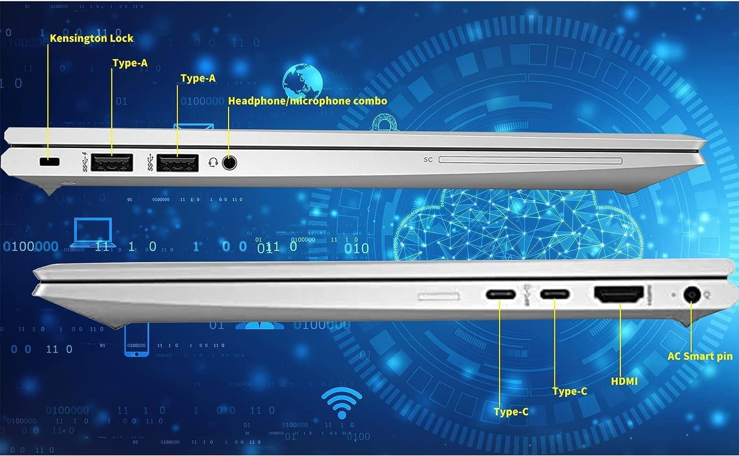HP EliteBook 845 G8 14" Laptop - Ryzen 5 Pro, 64GB RAM, 2TB SSD