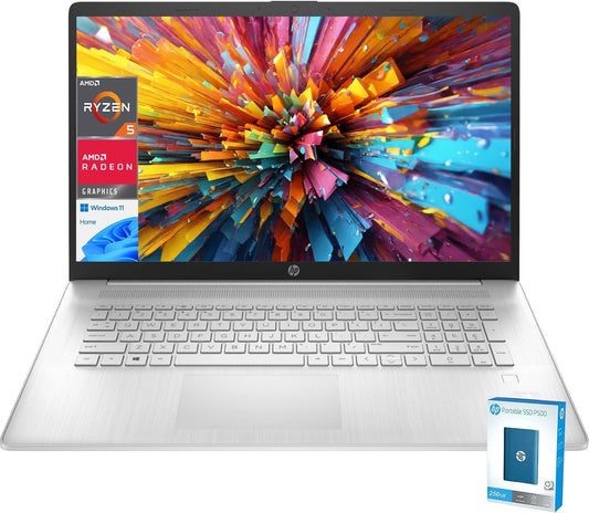 HP Laptop 17 inch AMD Ryzen 5 1TB SSD (2024)