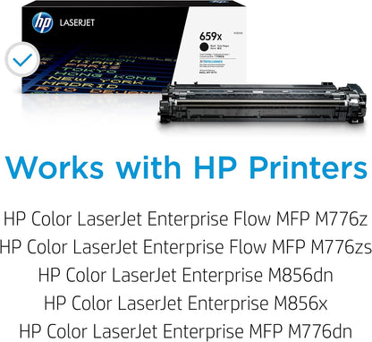 HP W2010X 659X Black High-Yield Toner Cartridge