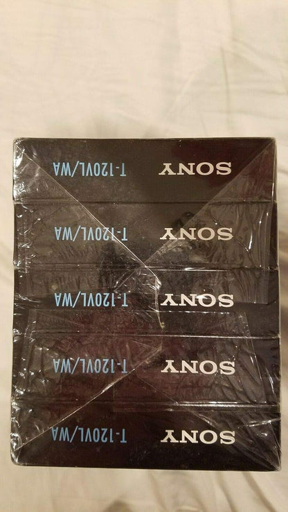 Sony 027242478800 T-120VL Standard Grade VHS Tape 5-Pack