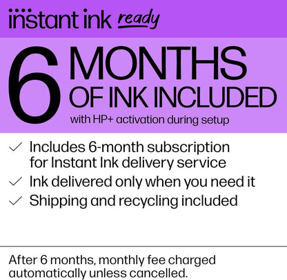 HP OfficeJet 8015e Wireless Color Printer - Instant Ink