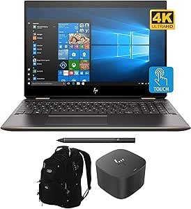 HP 7PU81AV-1554-152561 Spectre x360-15t i7 2-in-1 Laptop