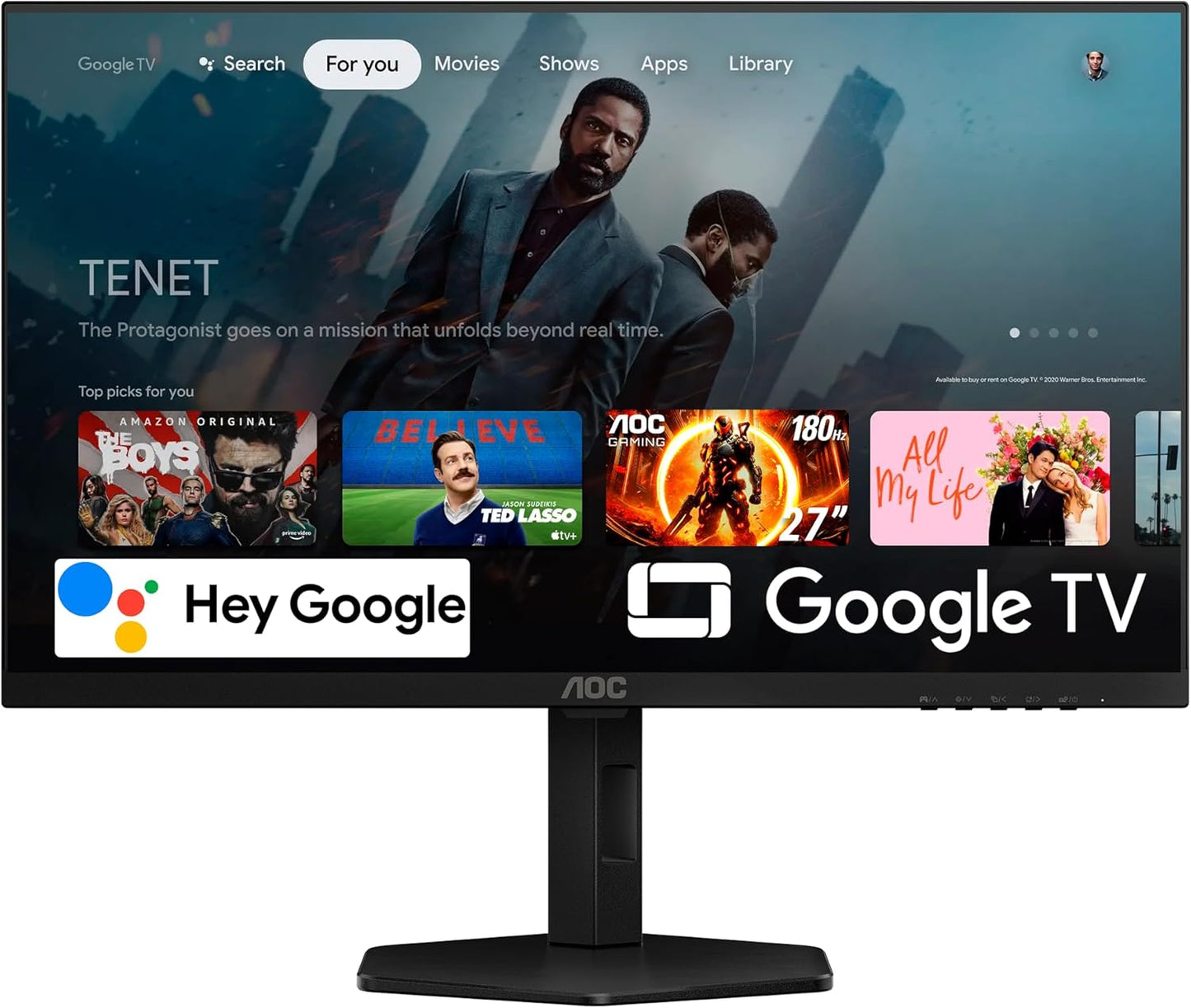 AOC iM2500 27" QHD 180Hz Smart Gaming Monitor