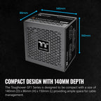 Thermaltake TPD-850AH2FLG 850W 80+ Gold PSU