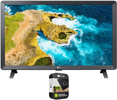LG E9LG24LQ520S 24" HD Smart webOS TV Bundle