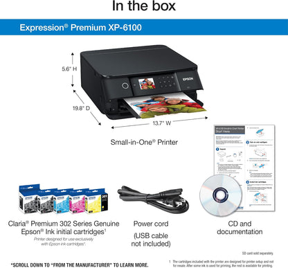 Epson XP-6100 Expression Premium Wireless Photo Printer