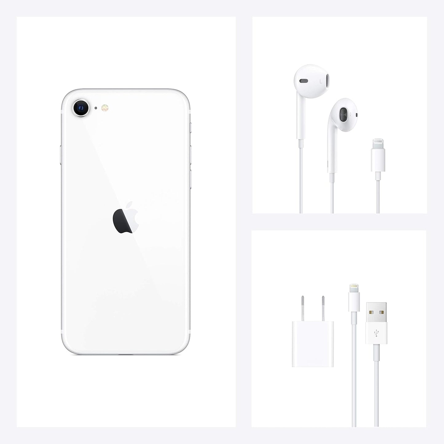 Apple IPHONE SE 256GB White Simple Mobile Prepaid