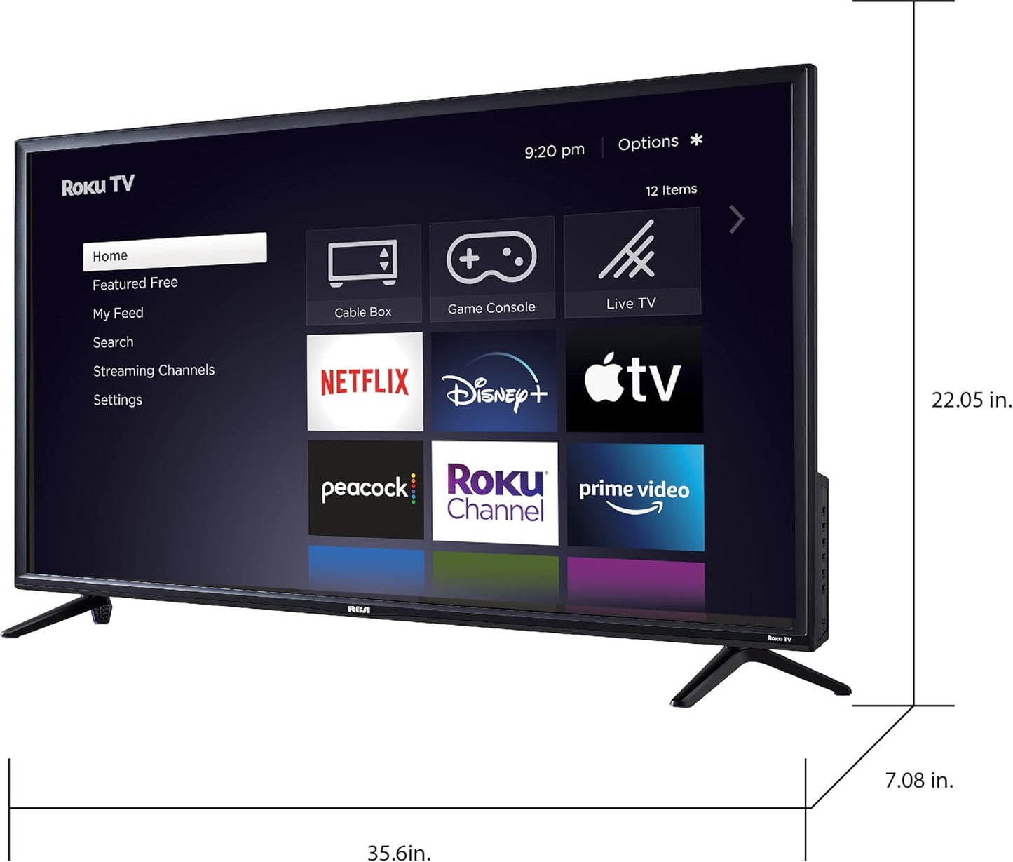 RCA RTR4061 40-Inch Roku Smart LED HD TV (Renewed)