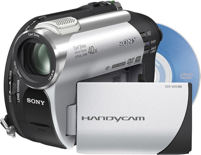 Sony DCR-DVD108 DVD Handycam Camcorder, 40x Optical Zoom, Renewed