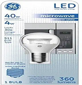 GE 29043 4W S11 Frosted LED Bulb — main product image