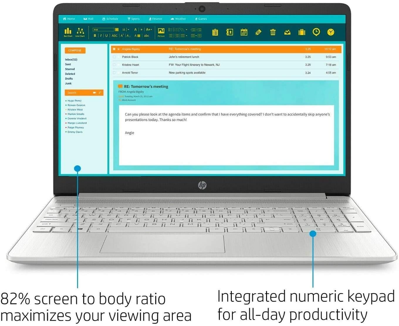 HP 15-DY1031WM 15.6" i3 Laptop 8GB RAM (Renewed)