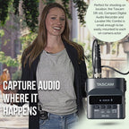 Tascam 4330376543 DR-10L Lavalier Mic & Recorder Bundle
