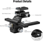 Neewer 10100932 4-Way Macro Focusing Rail Slider