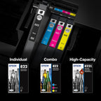 Epson T822XL220-S 822 DURABrite Cyan High Capacity Ink Cartridge
